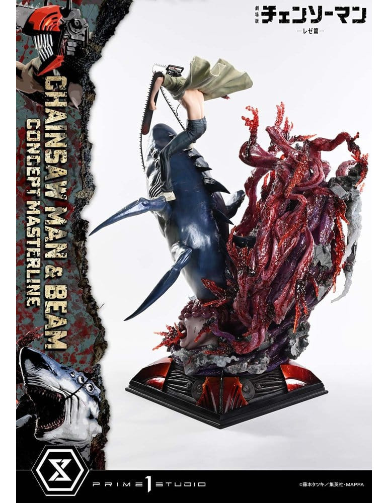 Chainsaw Man Concept Masterline Series Statue 1/6 Chainsaw Man & Beam Bonus Version 73 cm Prime 1 Studio