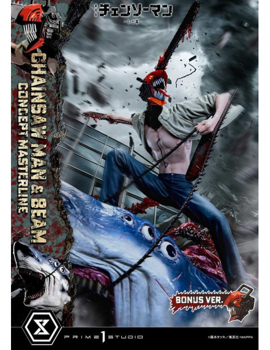 Chainsaw Man Concept Masterline Series Statue 1/6 Chainsaw Man & Beam Bonus Version 73 cm Prime 1 Studio