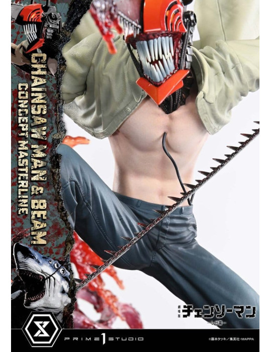Chainsaw Man Concept Masterline Series Statue 1/6 Chainsaw Man & Beam Bonus Version 73 cm Prime 1 Studio