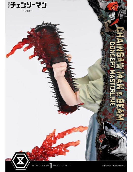Chainsaw Man Concept Masterline Series Statue 1/6 Chainsaw Man & Beam Bonus Version 73 cm Prime 1 Studio