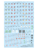 Megami Device M.S.G. Plastic Model Kit 1/1 Puni Mofu Lin Eye Decal Set Kotobukiya