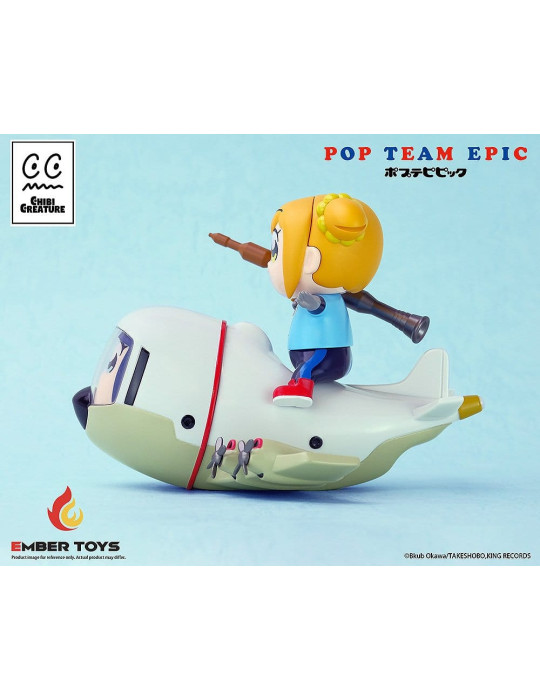 Pop Team Epic pack 2 figurines Vinyl Chibi Creature POPUKO & PIPIMI: Skeleton Competition Ver. Ember Toys