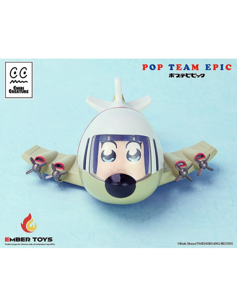 Pop Team Epic Chibi Creature Vinyl Figures 2-Pack POPUKO & PIPIMI: Skeleton Competition Ver. Ember Toys