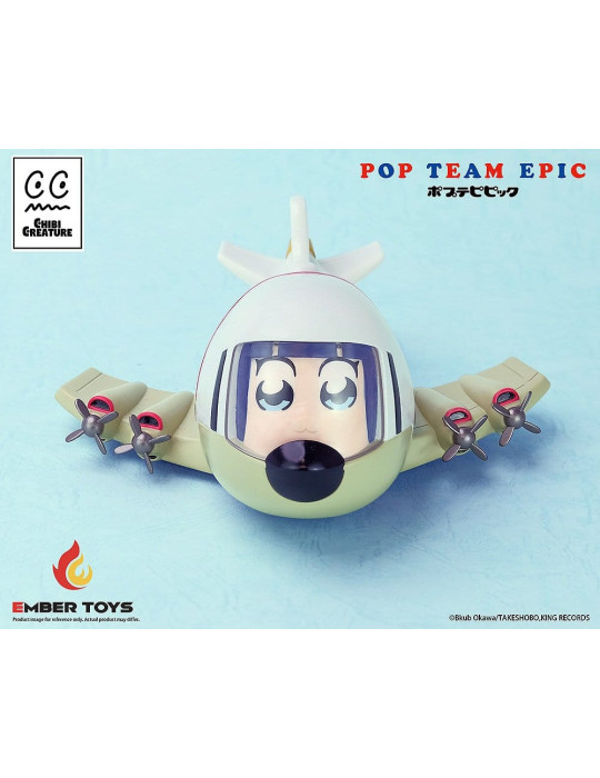 Pop Team Epic Chibi Creature Vinyl Figures 2-Pack POPUKO & PIPIMI: Skeleton Competition Ver. Ember Toys