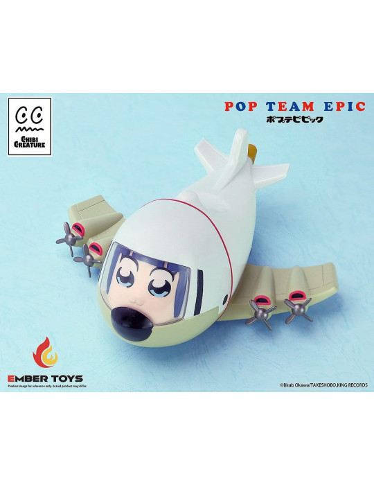 Pop Team Epic Chibi Creature Vinyl Figures 2-Pack POPUKO & PIPIMI: Skeleton Competition Ver. Ember Toys