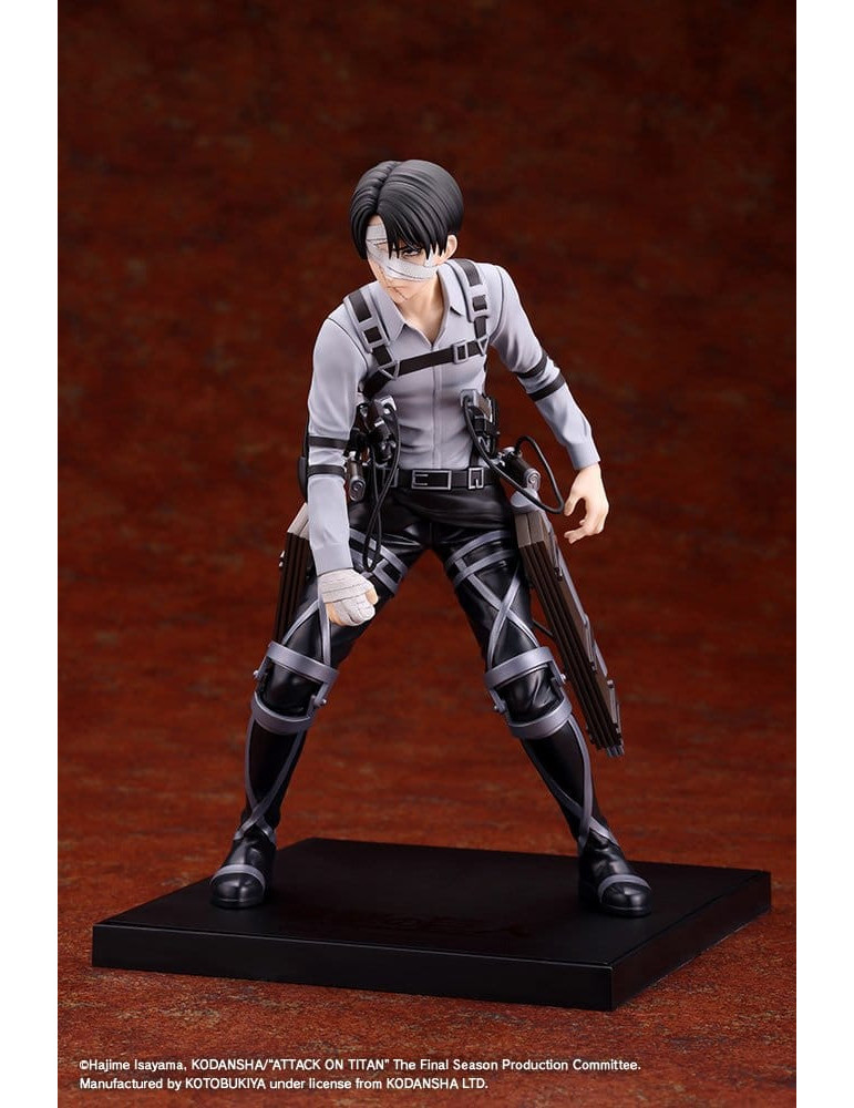 Attack on Titan: The Final Season figurine PVC Oshi Works Levi Ackerman The Final Season Ver. 20 cm Kotobukiya
