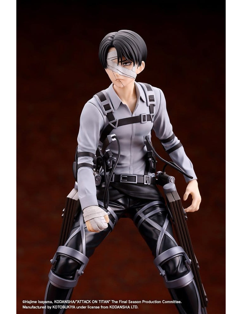 Attack on Titan: The Final Season figurine PVC Oshi Works Levi Ackerman The Final Season Ver. 20 cm Kotobukiya