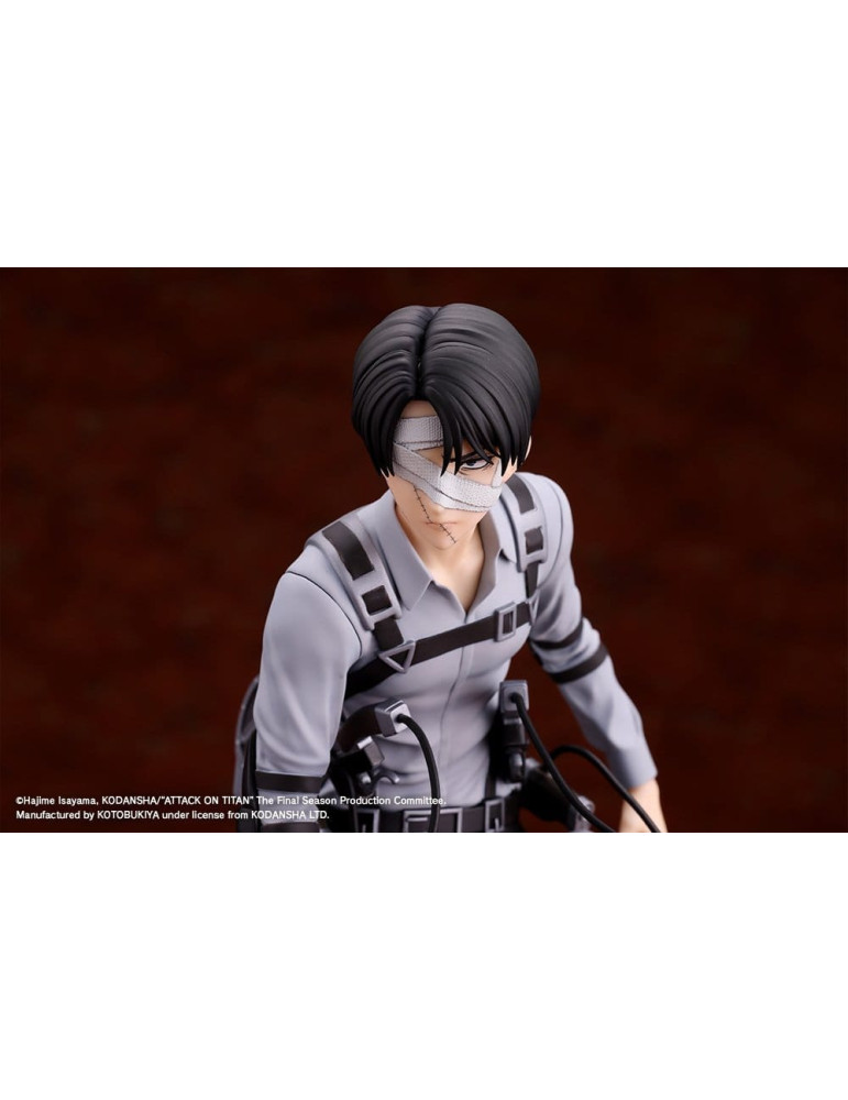 Attack on Titan: The Final Season figurine PVC Oshi Works Levi Ackerman The Final Season Ver. 20 cm Kotobukiya