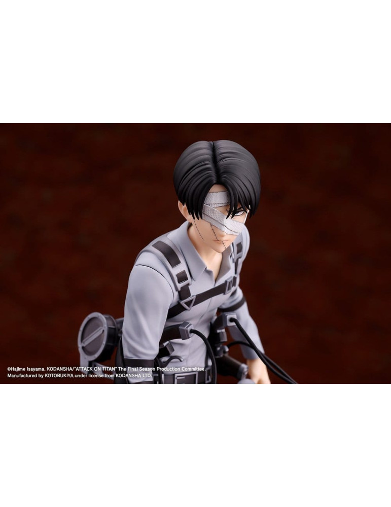 Attack on Titan: The Final Season figurine PVC Oshi Works Levi Ackerman The Final Season Ver. 20 cm Kotobukiya
