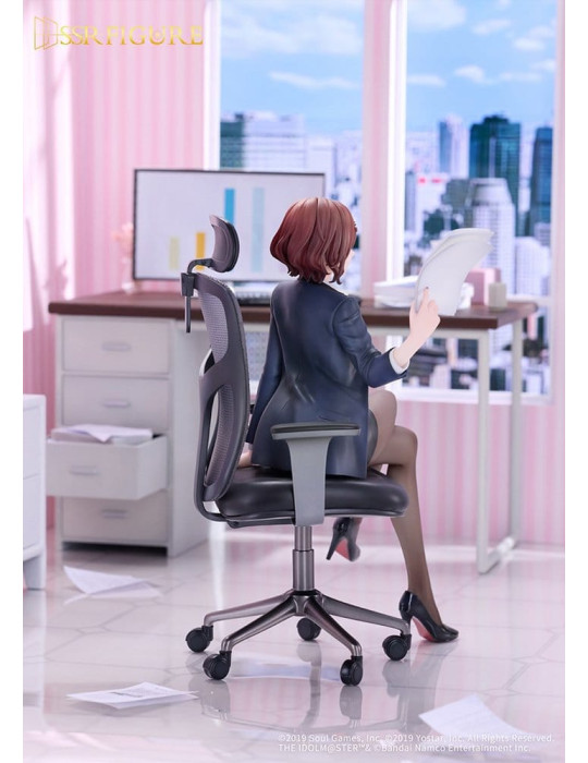The Idolmaster Shiny Colors x Mahjong Soul PVC Figure 1/7 Madoka Higuchi Effortless Work Ver. 21 cm Infinity Studio