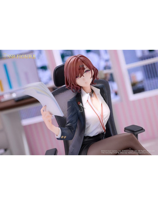 The Idolmaster Shiny Colors x Mahjong Soul PVC Figure 1/7 Madoka Higuchi Effortless Work Ver. 21 cm Infinity Studio