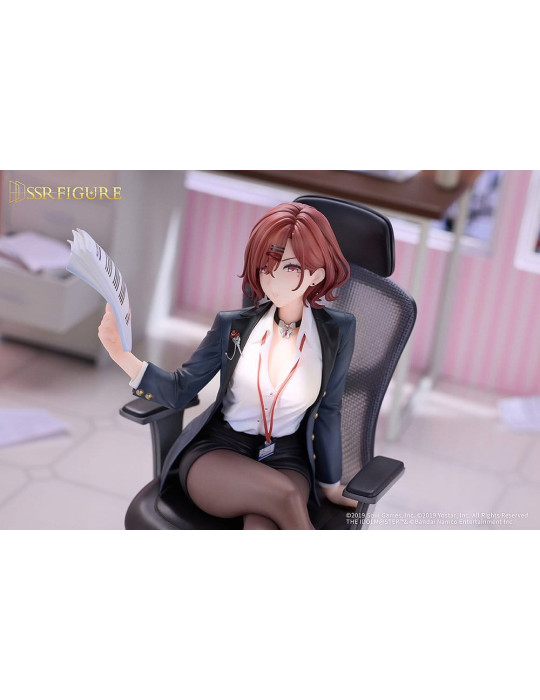 The Idolmaster Shiny Colors x Mahjong Soul PVC Figure 1/7 Madoka Higuchi Effortless Work Ver. 21 cm Infinity Studio