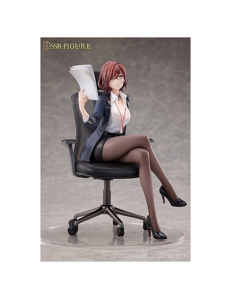 The Idolmaster Shiny Colors x Mahjong Soul figurine PVC 1/7 Madoka Higuchi Effortless Work Ver. 21 cm Infinity Studio