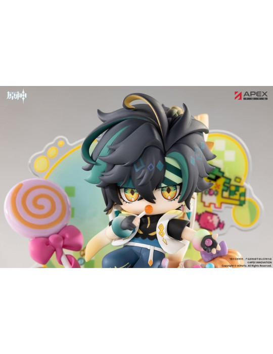 Genshin Impact Chibi Chara PVC Figure You Ye Qi Xiang Series Kinich 11 cm APEX