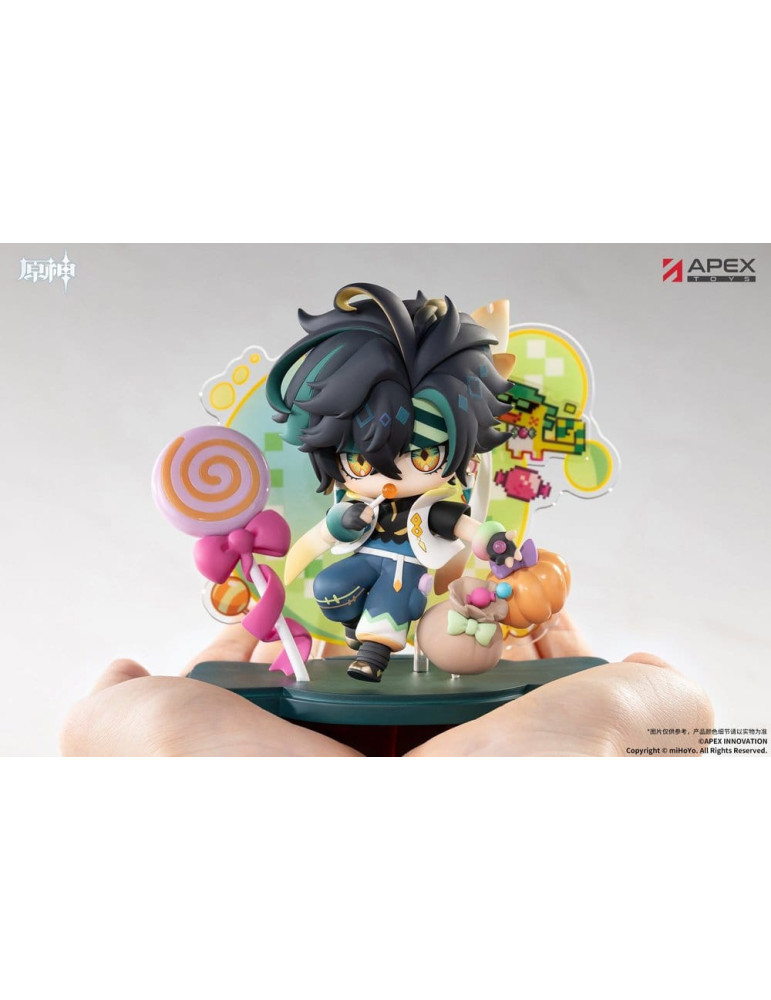 Genshin Impact Chibi Chara figurine PVC You Ye Qi Xiang Series Kinich 11 cm APEX