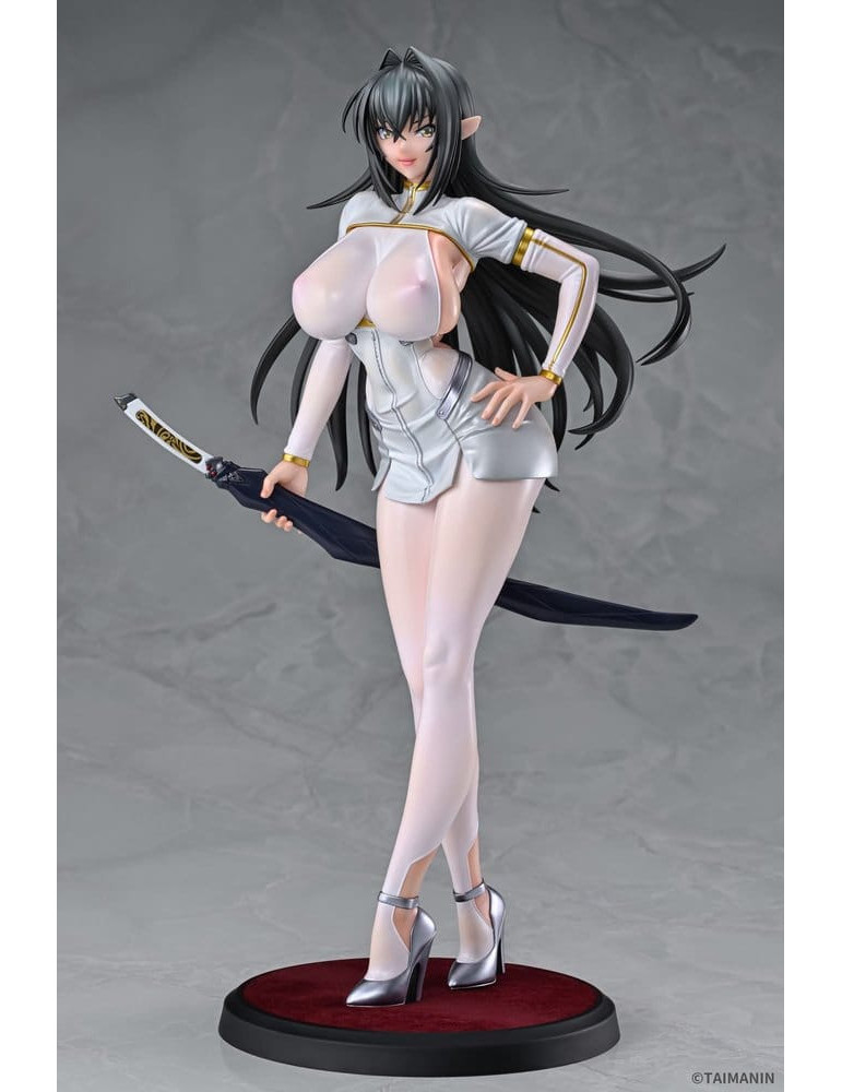 Taimanin RPG PVC Figure 1/6 Annerose Vajra White see-through Ver. 31 cm Q-six