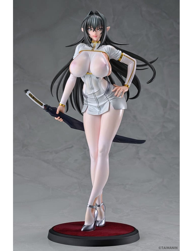 Taimanin RPG PVC Figure 1/6 Annerose Vajra White see-through Ver. 31 cm Q-six