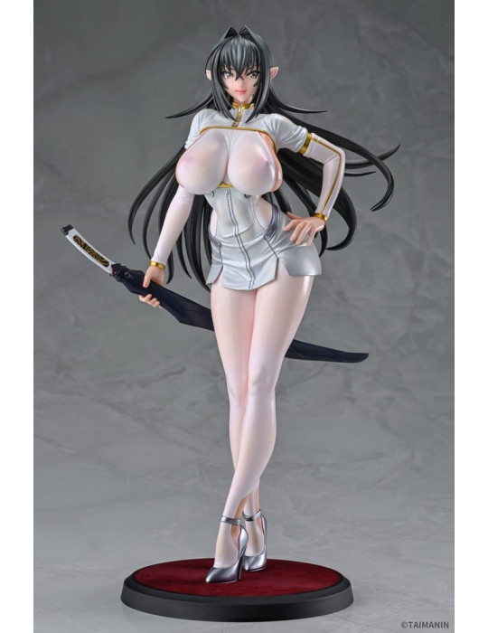 Taimanin RPG PVC Figure 1/6 Annerose Vajra White see-through Ver. 31 cm Q-six