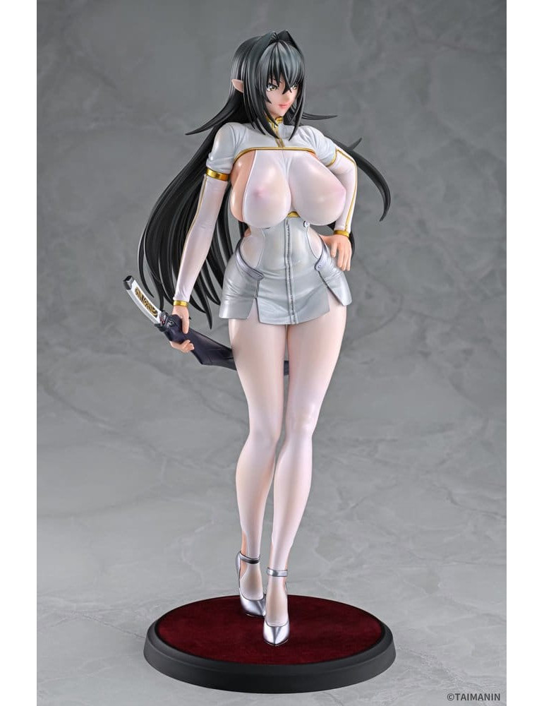 Taimanin RPG PVC Figure 1/6 Annerose Vajra White see-through Ver. 31 cm Q-six