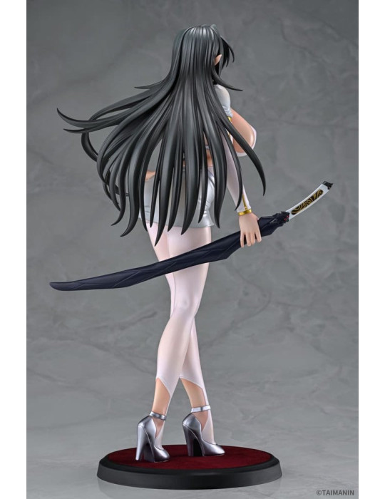Taimanin RPG PVC Figure 1/6 Annerose Vajra White see-through Ver. 31 cm Q-six