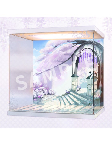 Azur Lane présentoir vitrine acrylique LED pour Musashi Purest Wisteria Ver. 47 x 37 x 46 cm APEX