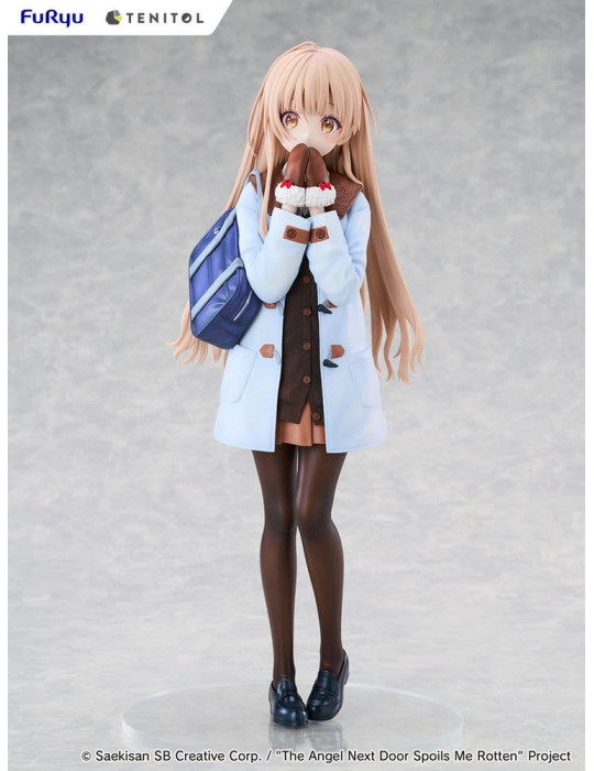 The Angel Next Door Spoils Me Rotten Tenitol Tall PVC Figure Mahiru Shiina Winter clothes Ver. 30 cm Furyu