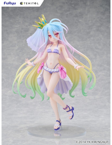 No Game No Life Tenitol Tall PVC Figure Shiro swimwear dress Ver. 29 cm Furyu