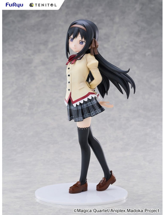Puella Magi Madoka Magica the Movie -Walpurgisnacht: Rising- Tenitol Tall PVC Figure Homura Akemi 30 cm Furyu