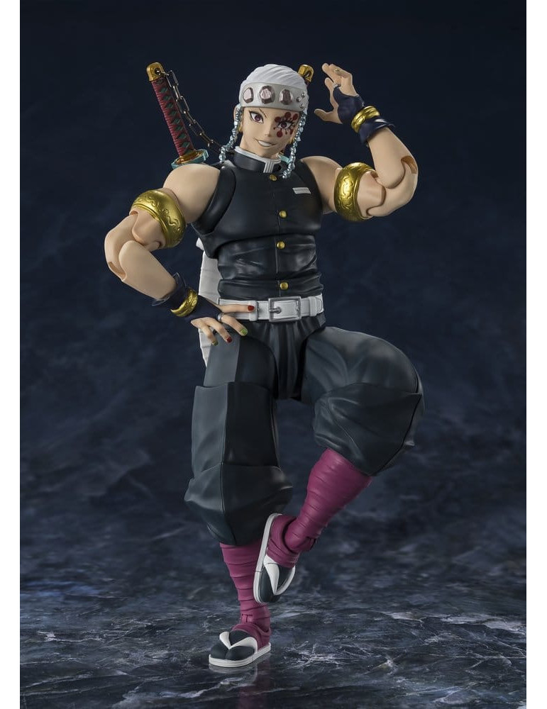 Demon Slayer: Kimetsu no Yaiba S.H.Figuarts Action Figure Uzui Tengen 17 cm Bandai