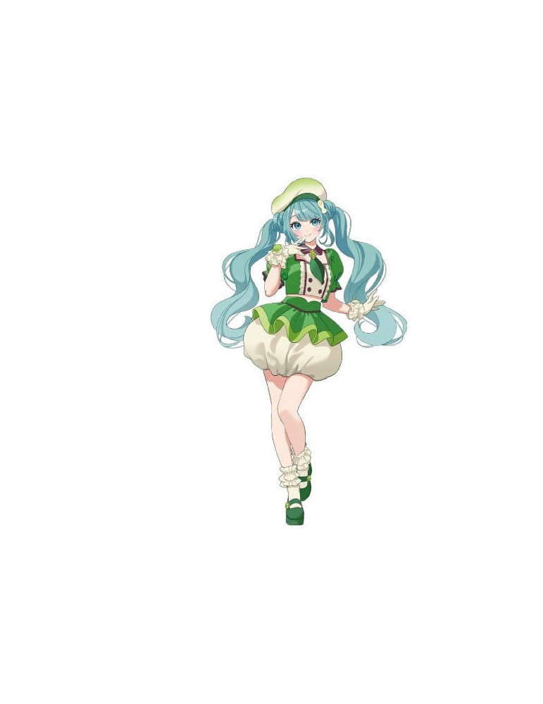 Hatsune Miku x Tirol Choco Collaboration PVC Figure Matcha Mochi Ver. 19 cm Furyu