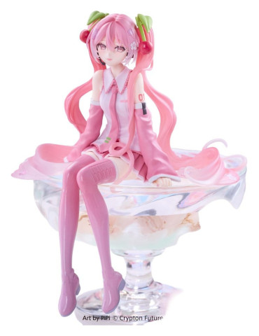 Hatsune Miku Noodle Stopper PVC Figure Sakura Miku 2026 Smile Ver. 14 cm Furyu