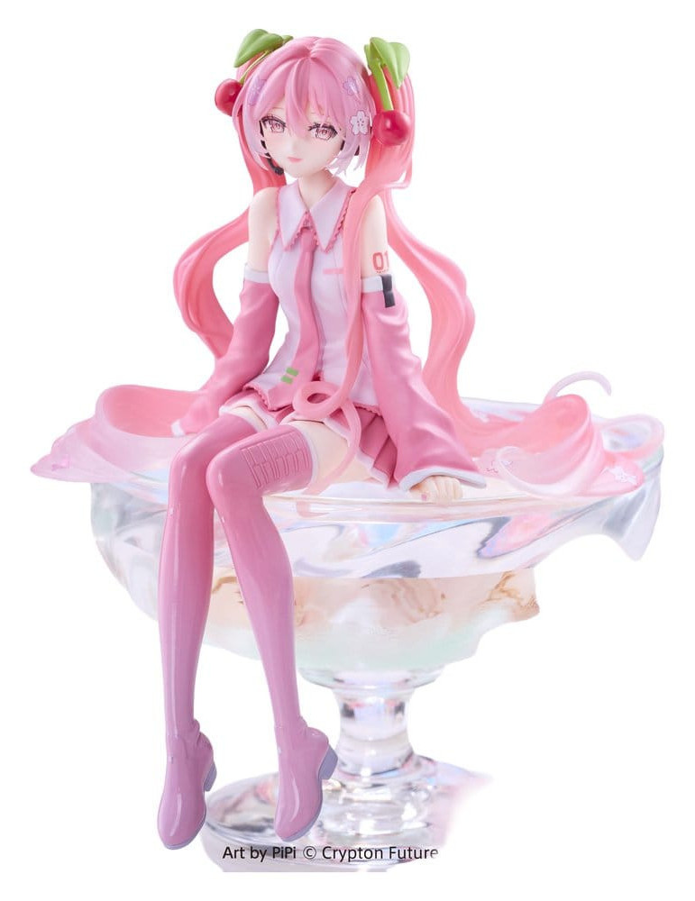 Hatsune Miku Noodle Stopper PVC Figure Sakura Miku 2026 Smile Ver. 14 cm Furyu