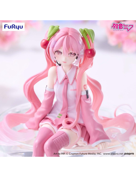 Hatsune Miku figurine PVC Noodle Stopper Sakura Miku 2026 Smile Ver. 14 cm Furyu