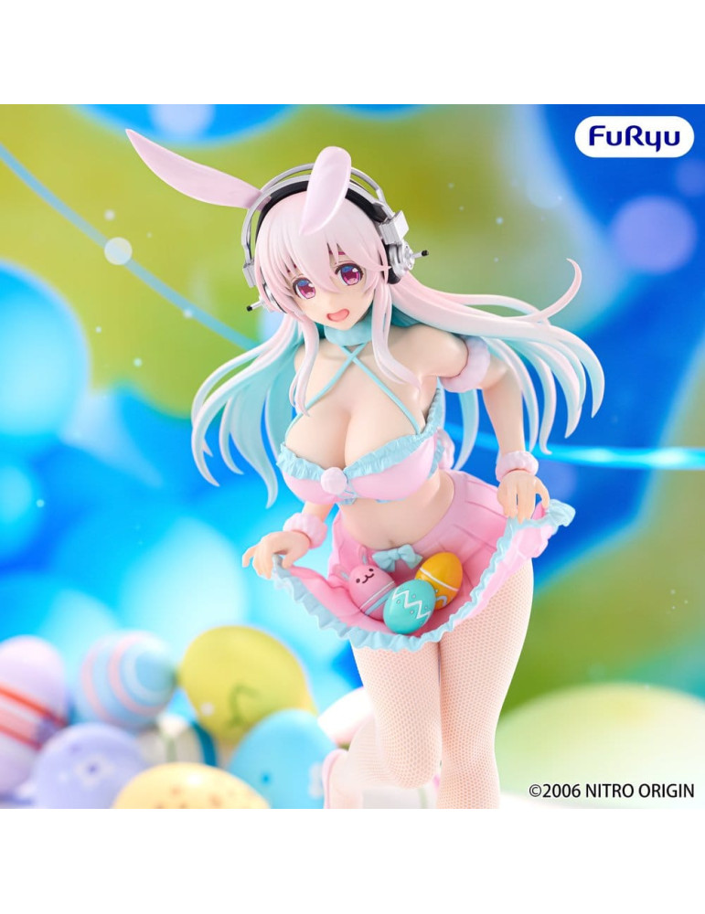 Super Sonico BiCute Bunnies PVC Figure Pastel Easter Ver. 29 cm Furyu