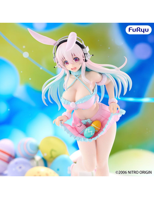 Super Sonico BiCute Bunnies PVC Figure Pastel Easter Ver. 29 cm Furyu