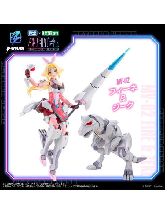 Zoids Plastic Model Kit 1/10 MV-02 Fine & Zeke 18 cm Kotobukiya