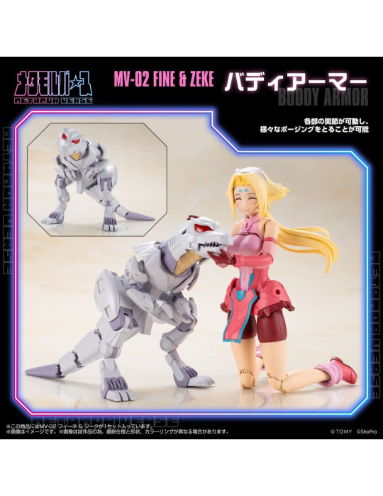 Zoids Plastic Model Kit 1/10 MV-02 Fine & Zeke 18 cm Kotobukiya