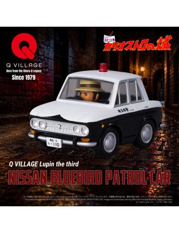Lupin the Third: The Castle of Cagliostro figurine PVC Q Village Bluebird Patrol Car 9 cm Takara Tomy