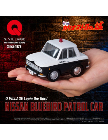 Lupin the Third: The Castle of Cagliostro Q Village PVC Figure Bluebird Patrol Car 9 cm Takara Tomy 2