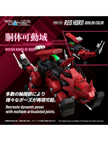 Zoids Plastic Model Kit 1/100 RMZ-014 Red Horn Guylos Color 22 cm Takara Tomy 2