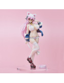 Super Sonico PVC Figure White Cat Ver. (Reissue) 27 cm Union Creative