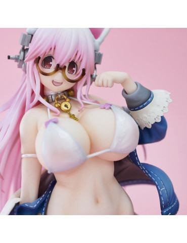 Super Sonico PVC Figure White Cat Ver. (Reissue) 27 cm Union Creative 2