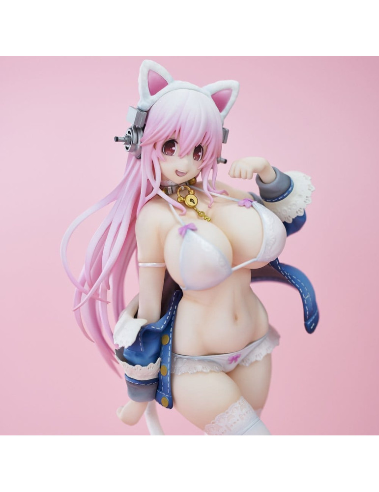 Super Sonico figurine PVC White Cat Ver. (Reissue) 27 cm Union Creative
