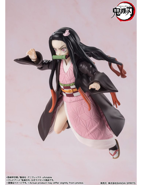 Demon Slayer: Kimetsu no Yaiba S.H. Figuarts Action Figure Nezuko Kamado 13 cm Bandai