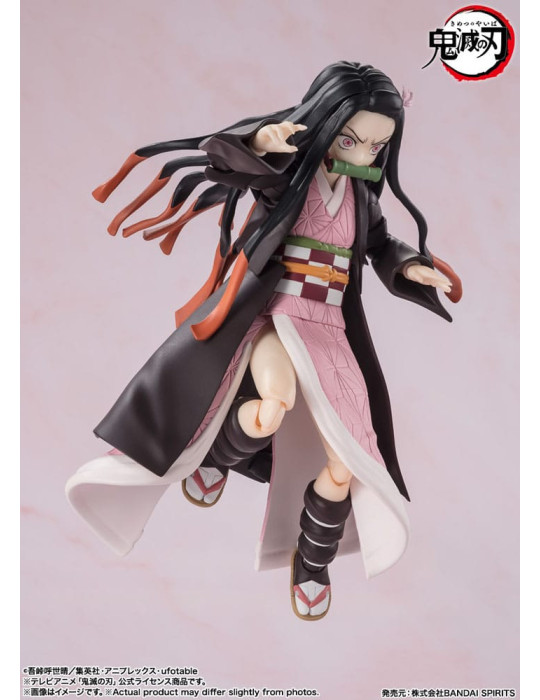 Demon Slayer: Kimetsu no Yaiba S.H. Figuarts Action Figure Nezuko Kamado 13 cm Bandai