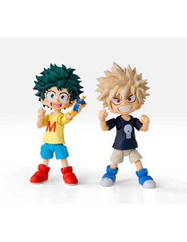 My Hero Academia figurine S.H.Figuarts Izuku Midoriya & Katsuki Bakugo -Childhood Set- 9 cm Bandai