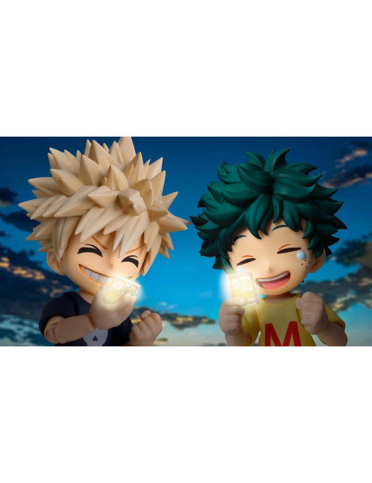 My Hero Academia S.H.Figuarts Action Figure Izuku Midoriya & Katsuki Bakugo -Childhood Set- 9 cm Bandai