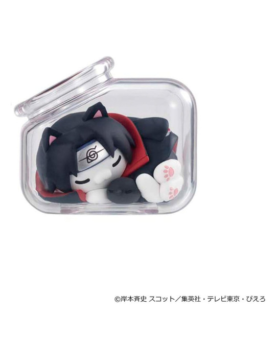Naruto Shippuden figurines mini Mega Cat Project Good Night Nyaruto! Gathering Akatsuki Edition Vol. 2 6 cm (8) Megahouse