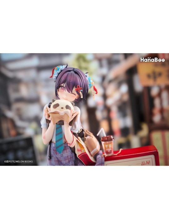 Original Character PVC Figure 1/6 Panda Nikuman-chan Deluxe Edition 26 cm Hanabee