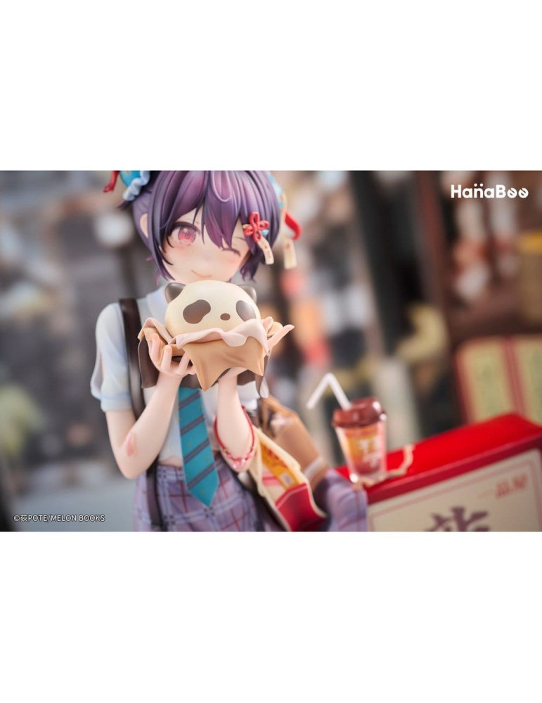 Original Character figurine PVC 1/6 Panda Nikuman-chan Deluxe Edition 26 cm Hanabee